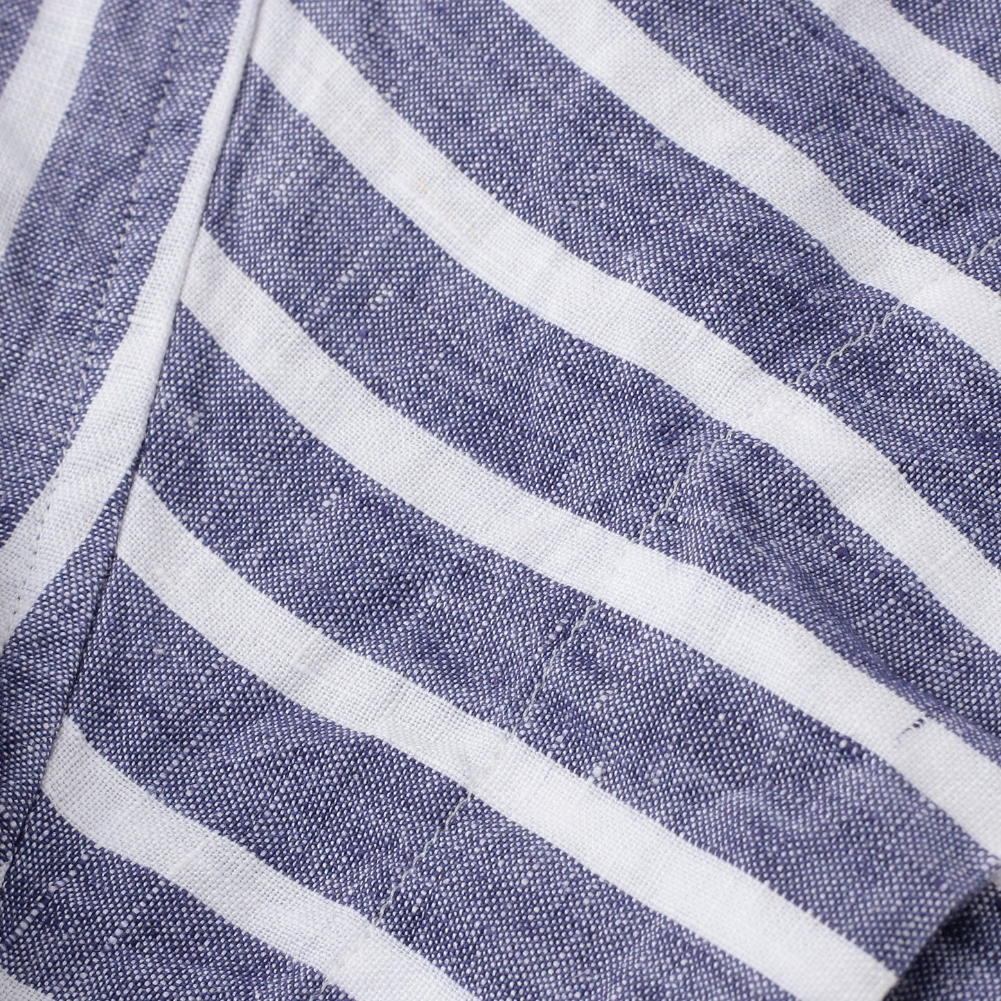 WIDE STRIPE LINEN SHIRT