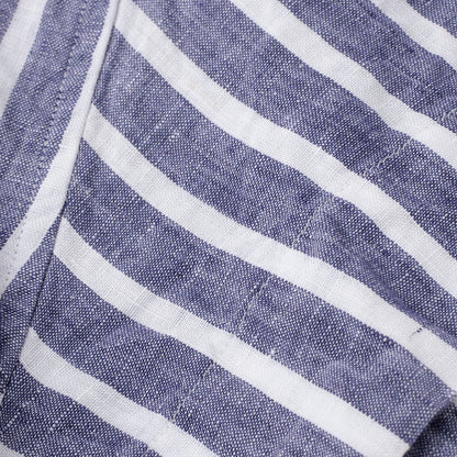 WIDE STRIPE LINEN SHIRT