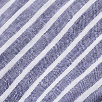 WIDE STRIPE LINEN SHIRT