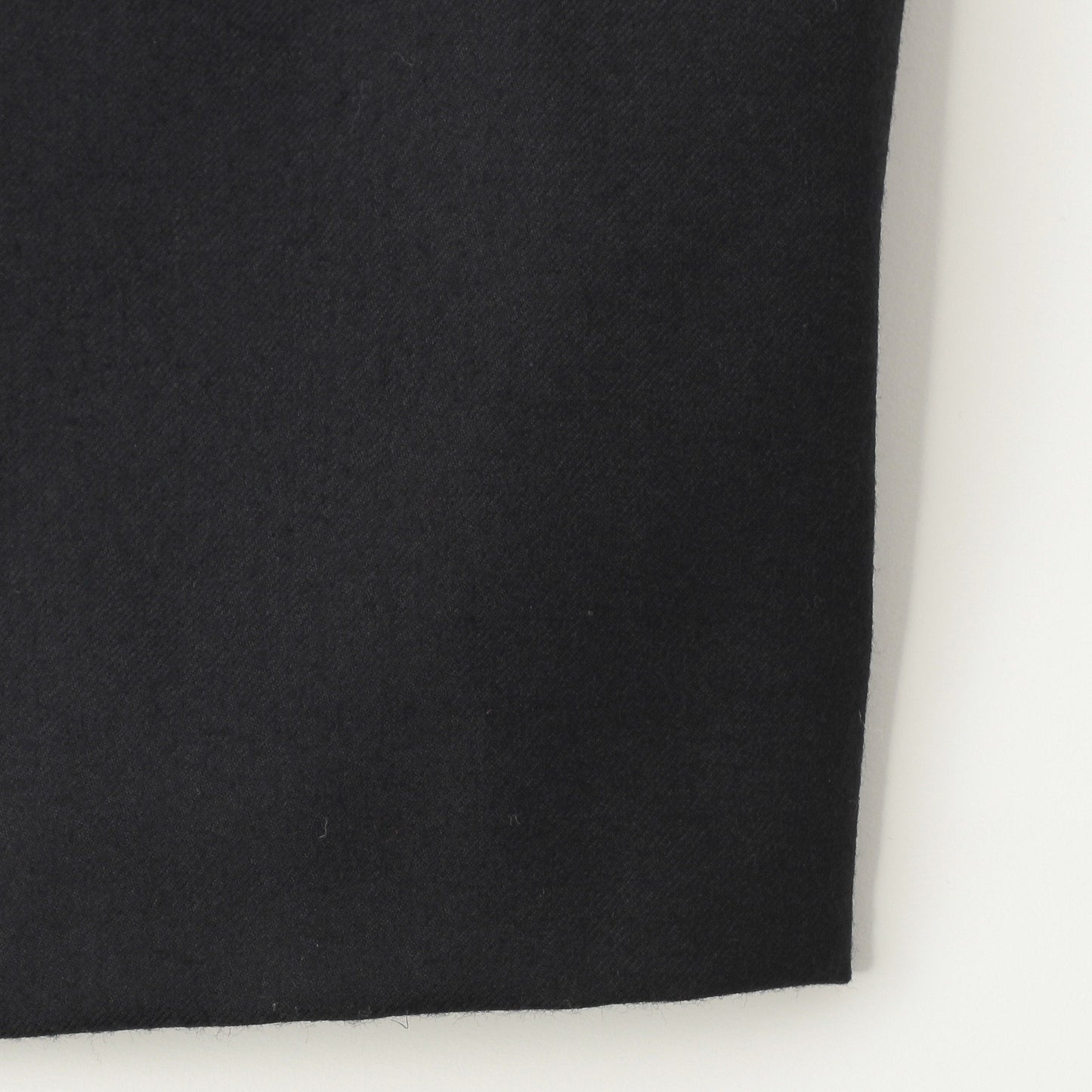 BLACK FLANNEL DRESS
