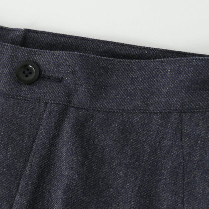 WOOL COTTON SERGE TROUSERS