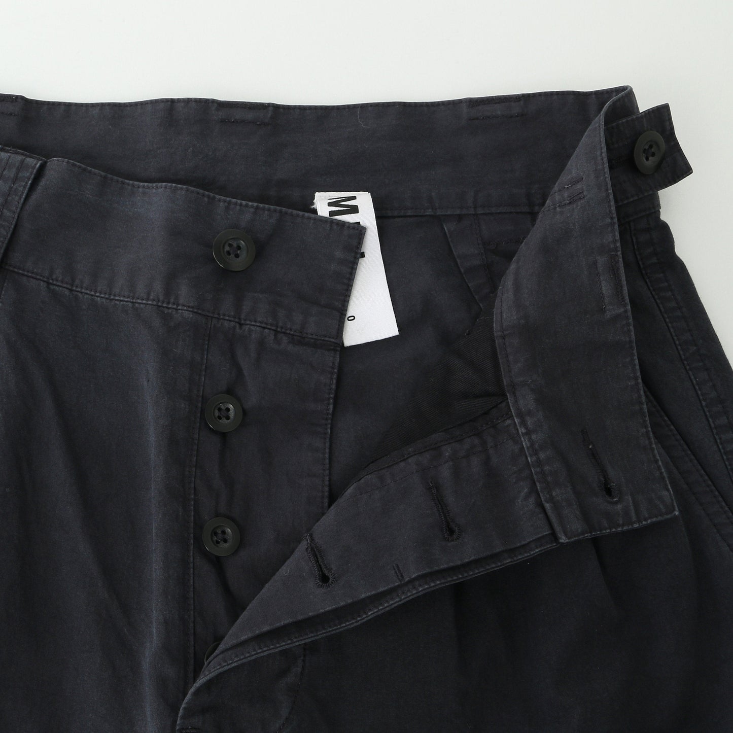 GARMENT DYE LIGHTWEIGHT PLAINWEAVE TROUSERS