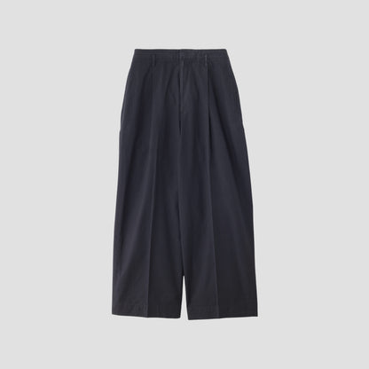 WASHED COTTON TROUSERS