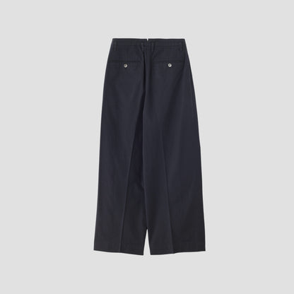 WASHED COTTON TROUSERS