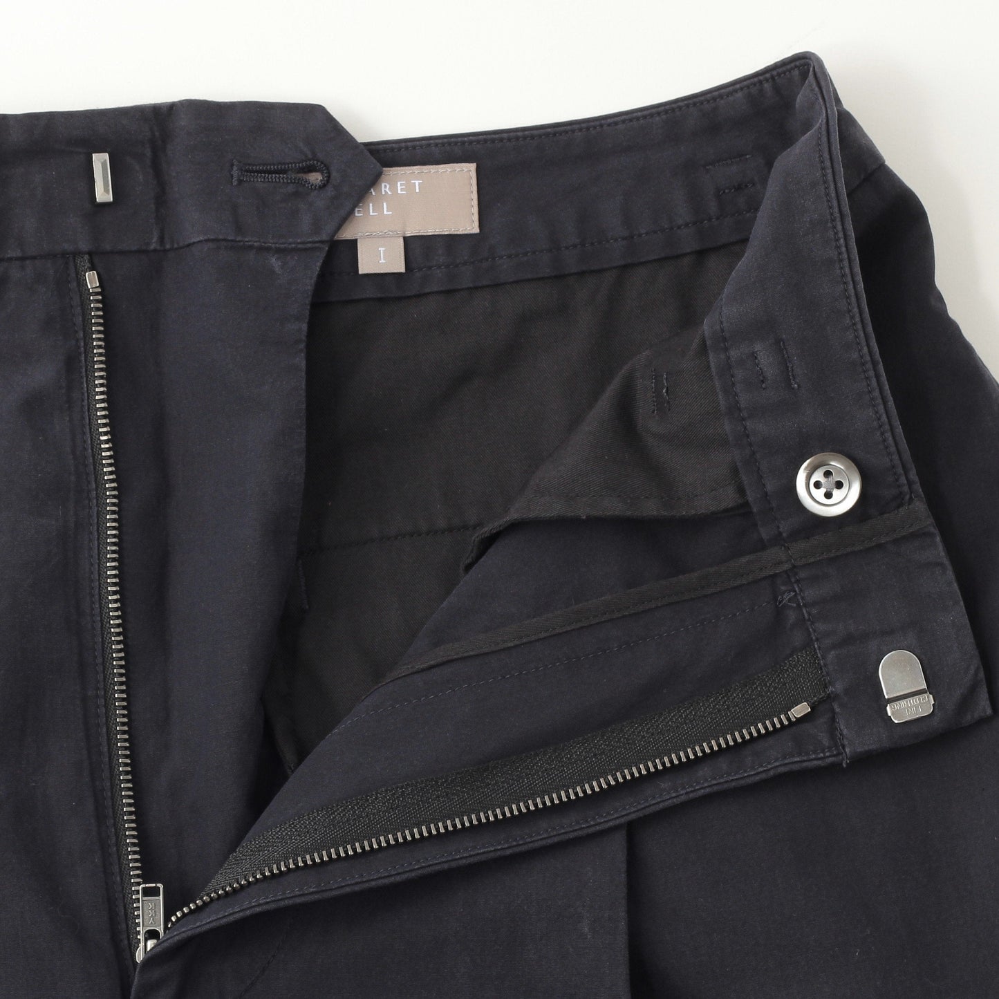WASHED COTTON TROUSERS