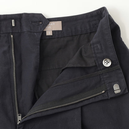 WASHED COTTON TROUSERS