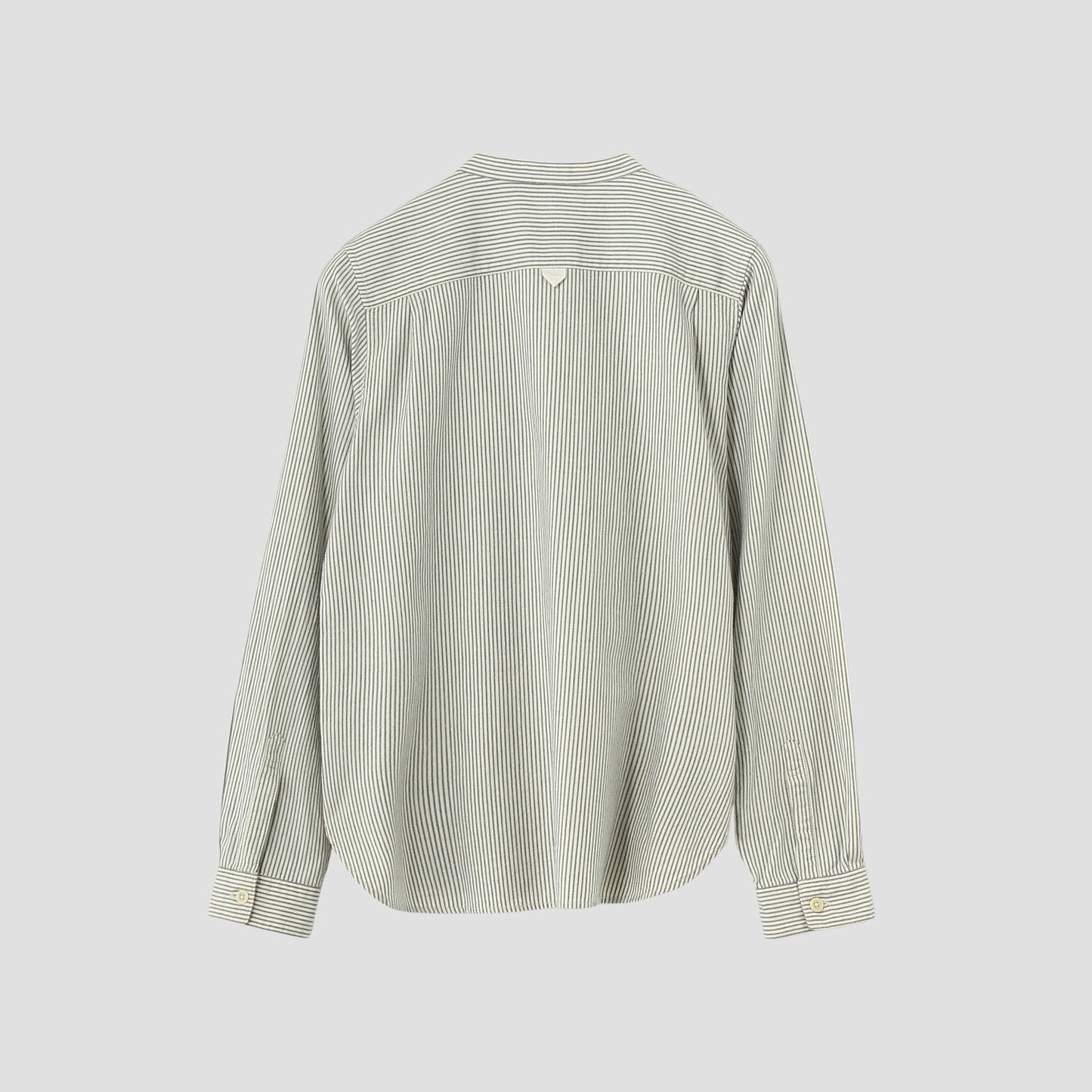 COTTON WOOL STRIPE SHIRT