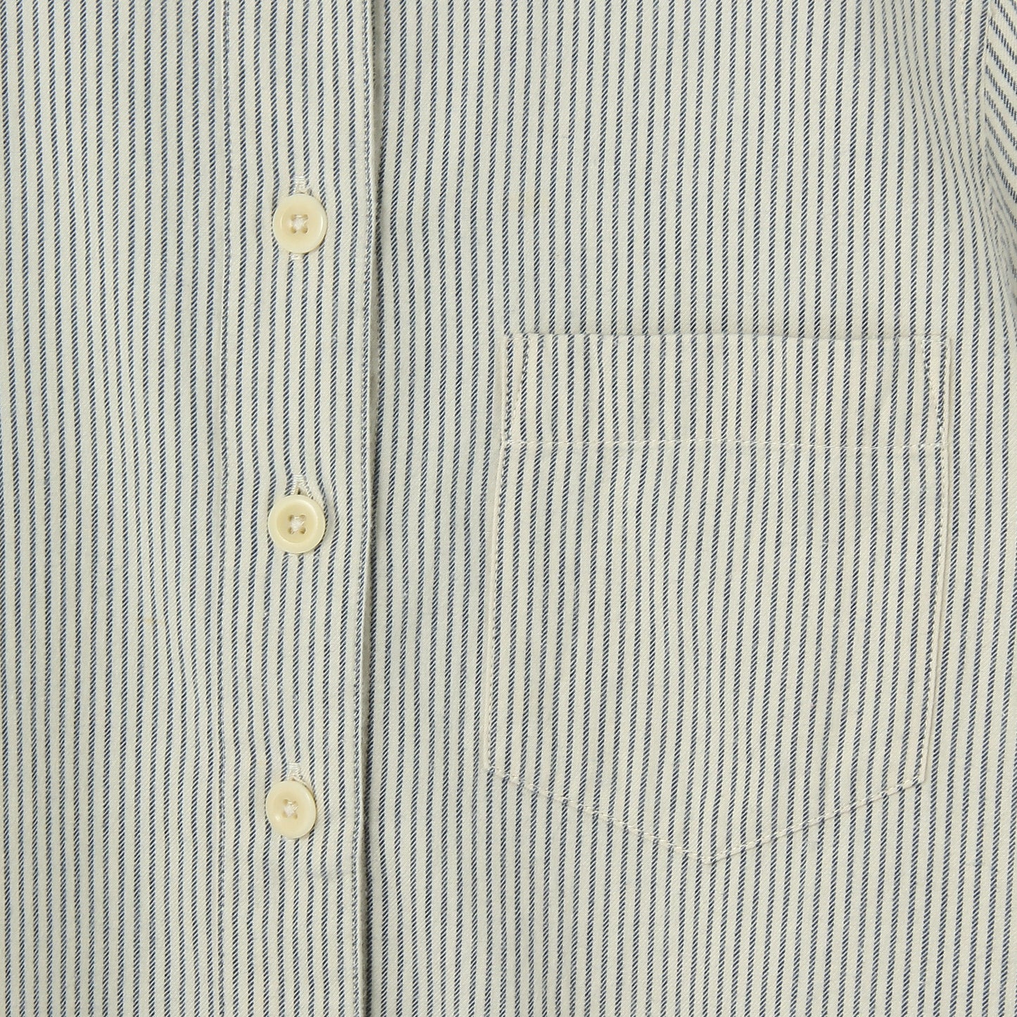 COTTON WOOL STRIPE SHIRT