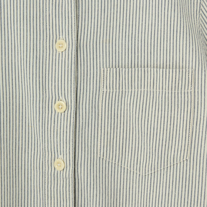 COTTON WOOL STRIPE SHIRT