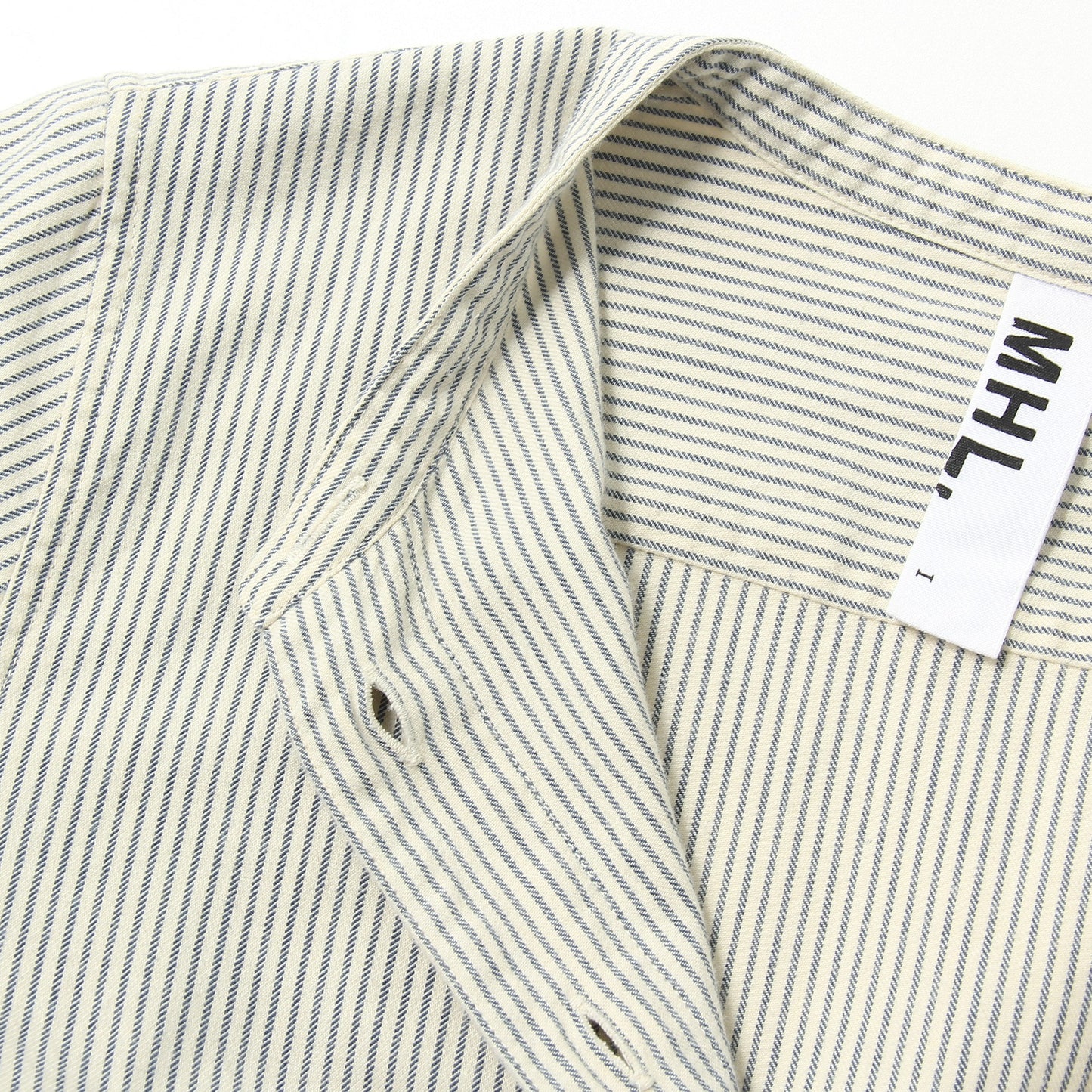 COTTON WOOL STRIPE SHIRT