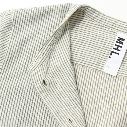 COTTON WOOL STRIPE SHIRT