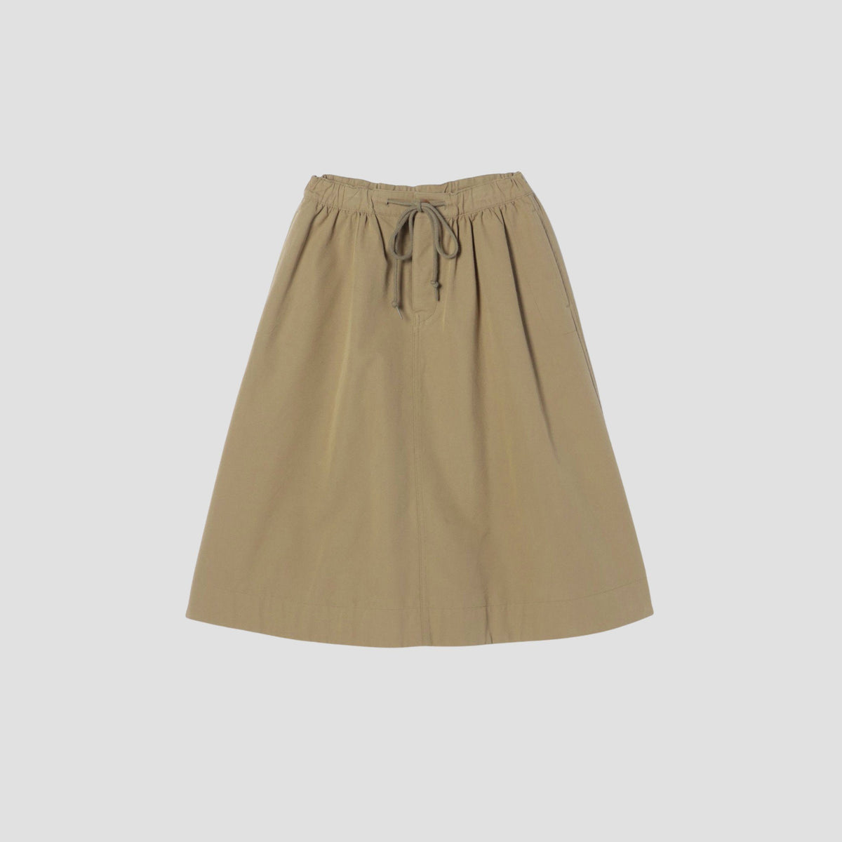 COTTON WOOL CANVAS SKIRT