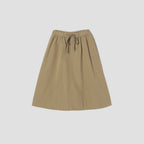COTTON WOOL CANVAS SKIRT