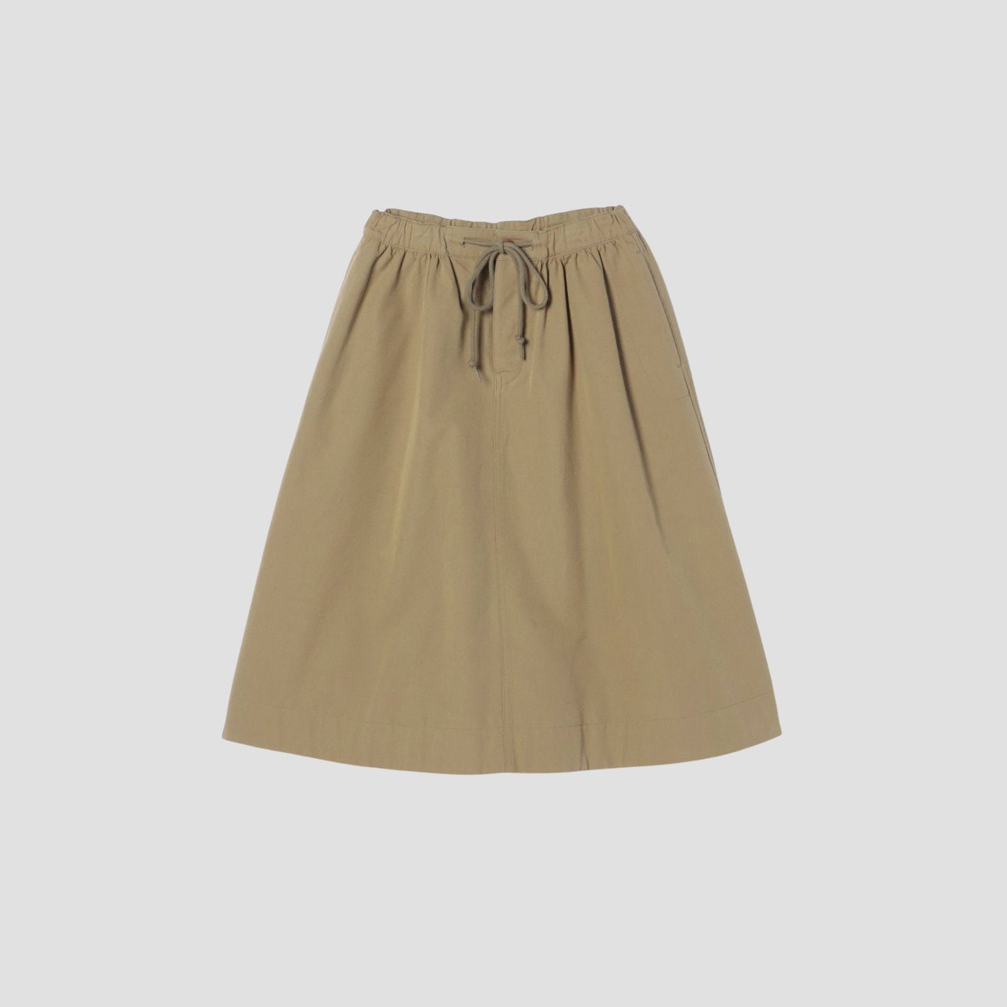 COTTON WOOL CANVAS SKIRT