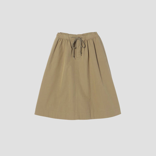 COTTON WOOL CANVAS SKIRT