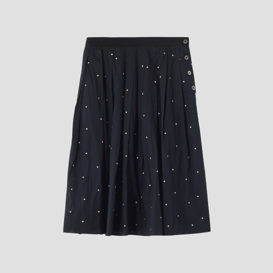 SPOT PRINT BATISTE SKIRT