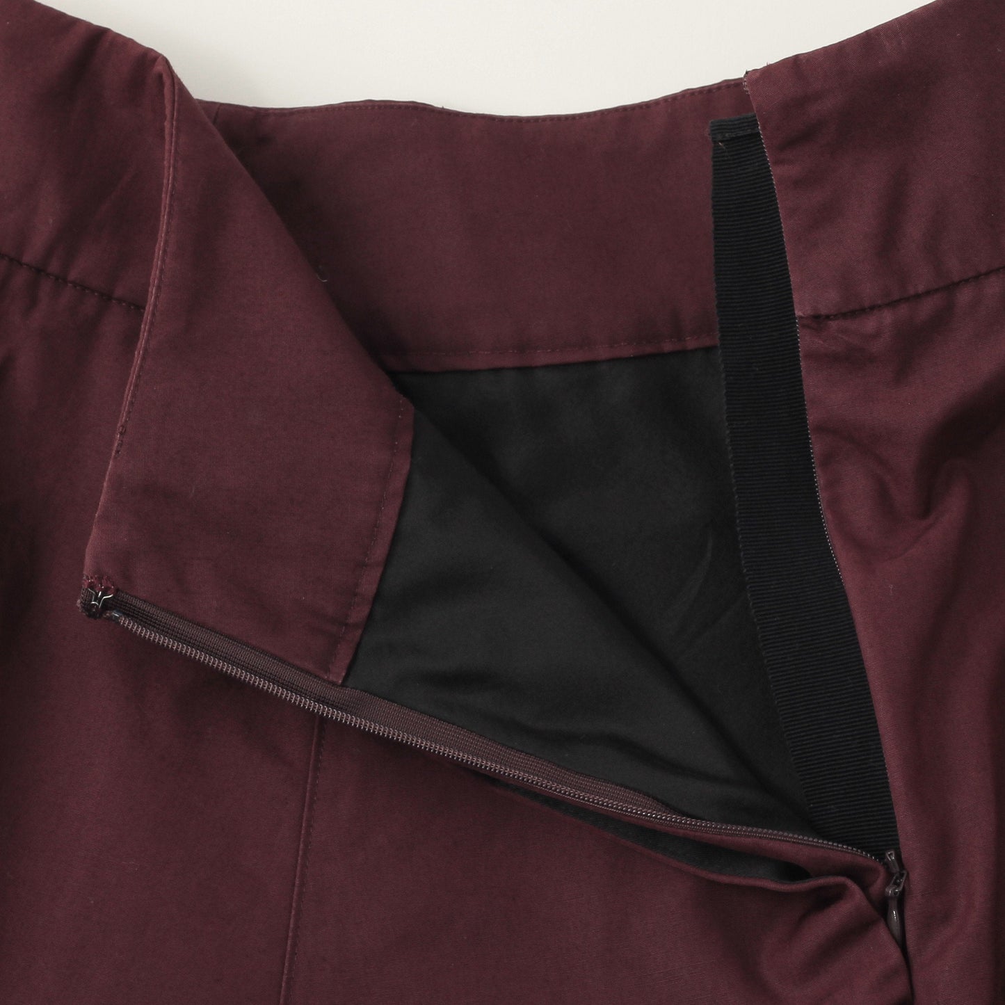 COTTON TAFFETA SKIRT