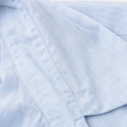 END ON END COTTON LINEN SHIRT