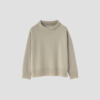 FELTED ROUGH WOOL KNIT