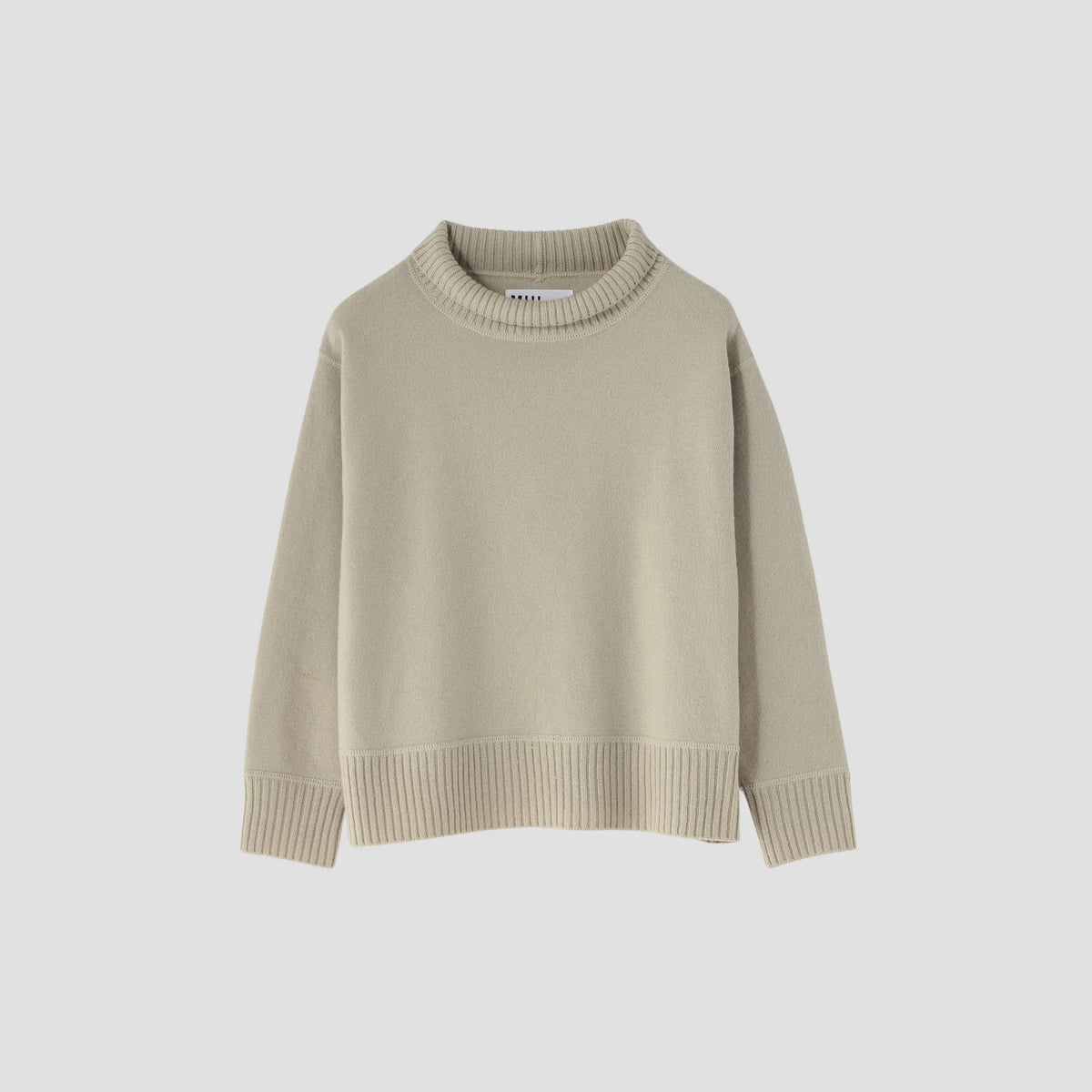 FELTED ROUGH WOOL KNIT