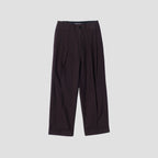 MATT COTTON SILK POPLIN TROUSERS