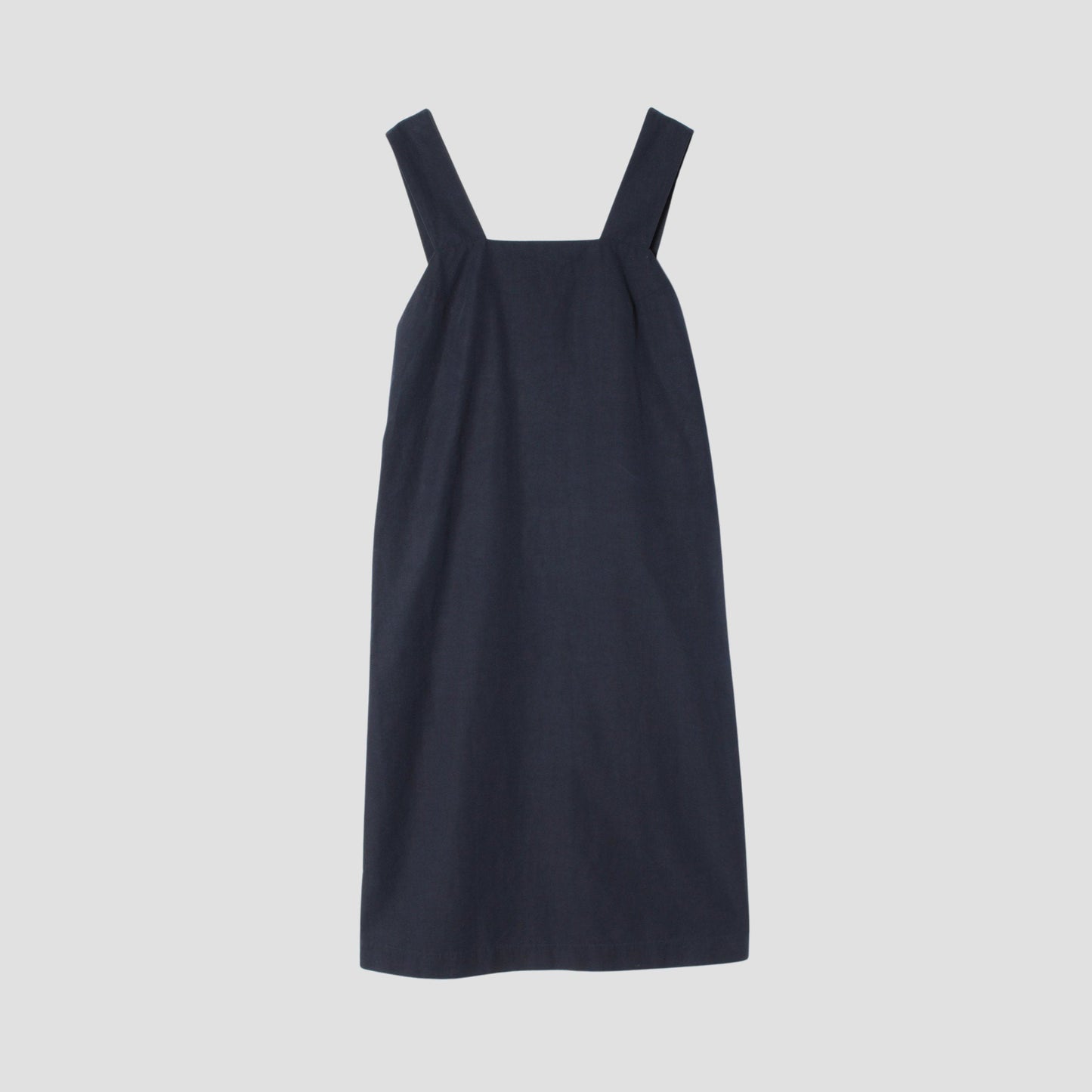 COTTON LINEN SILK POPLIN DRESS