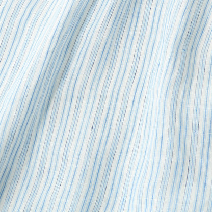 BLUE STRIPE LINEN SKIRT