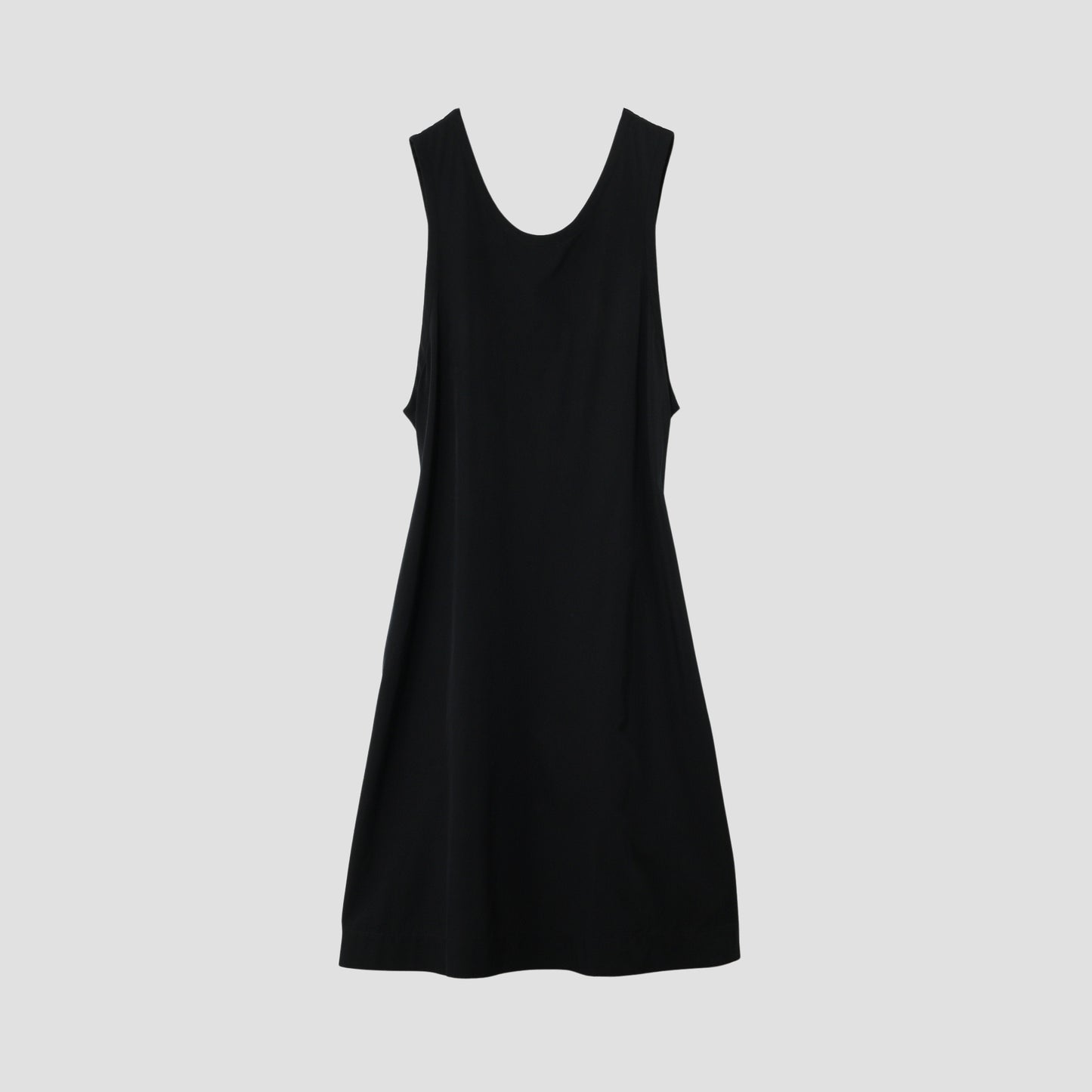 GLAZED COTTON CUPRA DRESS