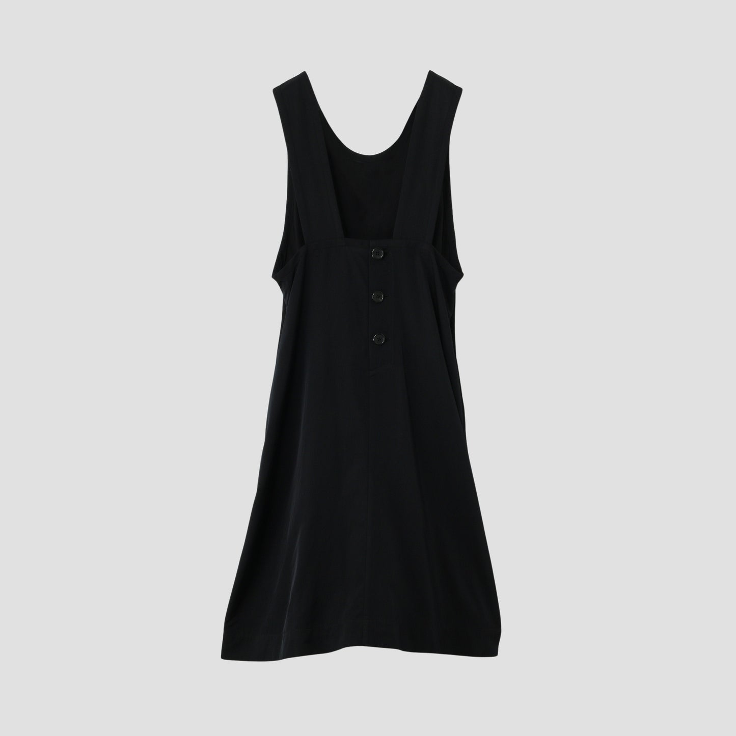 GLAZED COTTON CUPRA DRESS