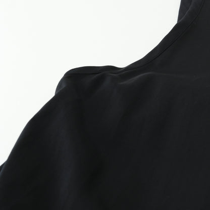GLAZED COTTON CUPRA DRESS
