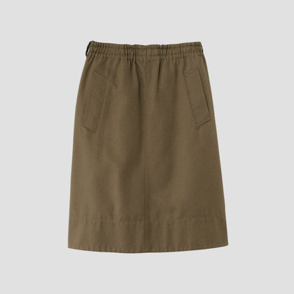 WOOL COTTON DRILL SKIRT