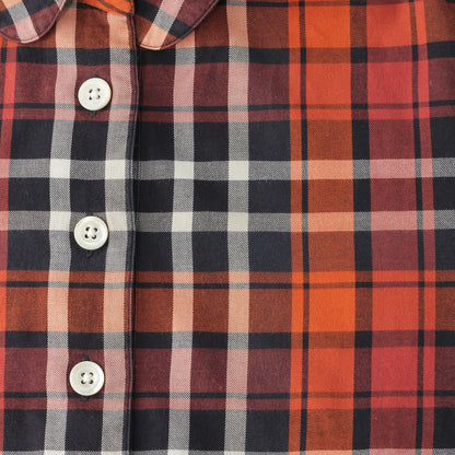 ORANGE TARTAN SHIRT