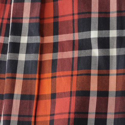 ORANGE TARTAN SHIRT