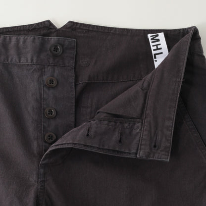 GARMENT DYE VINTAGE POPLIN TROUSERS