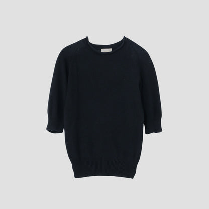 CAST OFF ROLL NECK KNIT