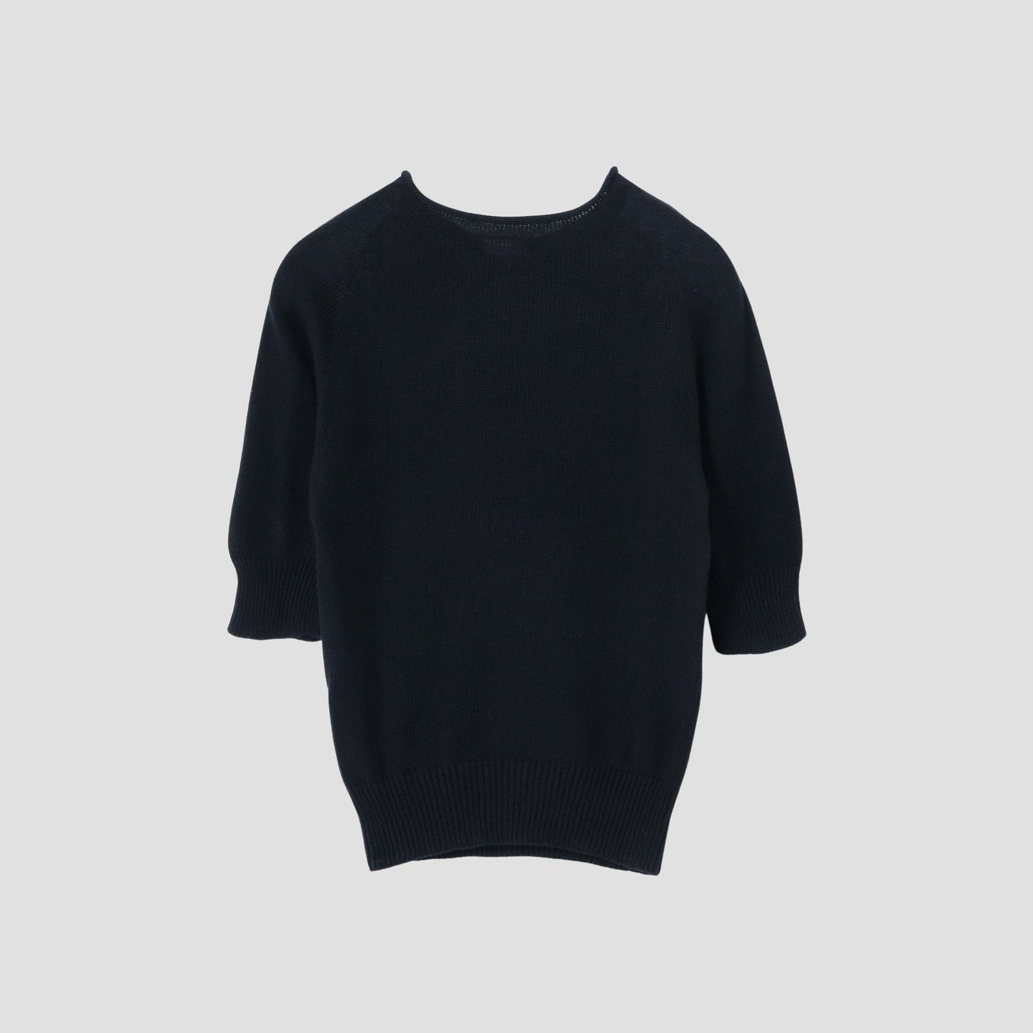 CAST OFF ROLL NECK KNIT