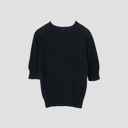 CAST OFF ROLL NECK KNIT