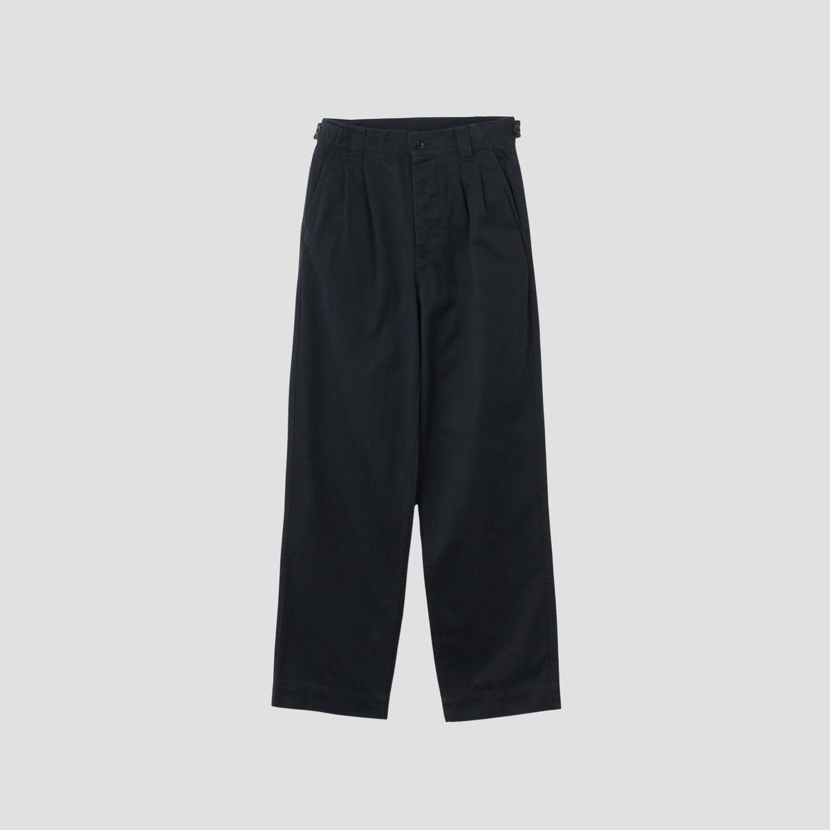 BRUSHED CHINO COTTON TROUSERS