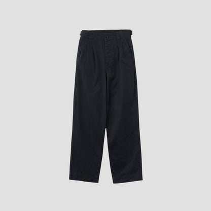 BRUSHED CHINO COTTON TROUSERS