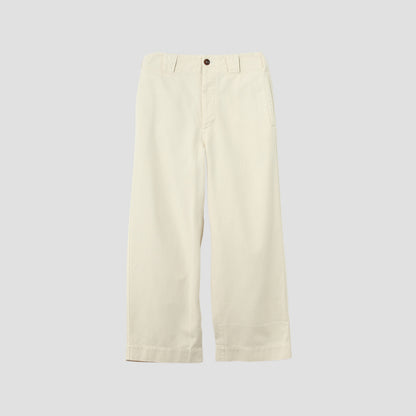 SOFT TWISTED YARN COTTON TROUSERS