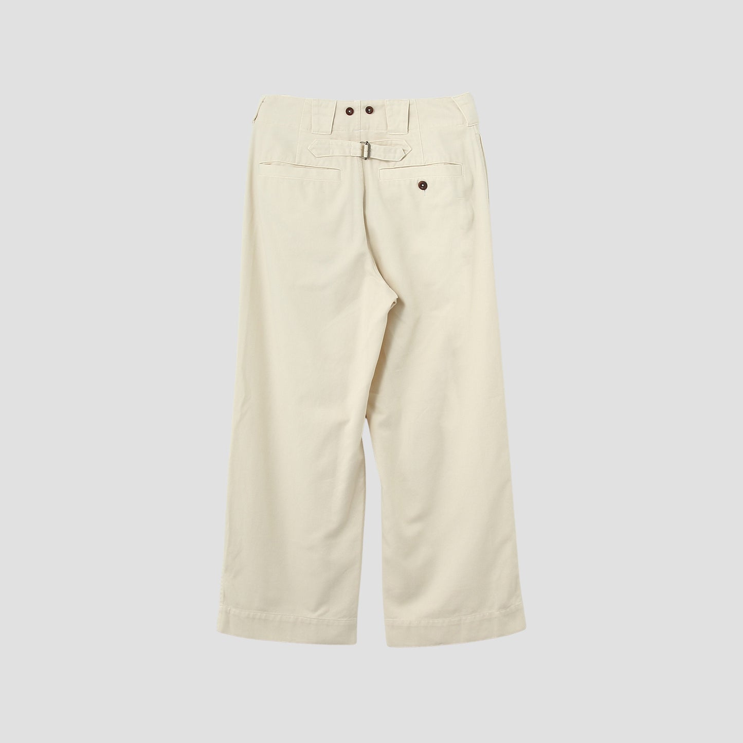 SOFT TWISTED YARN COTTON TROUSERS