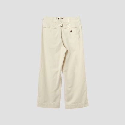 SOFT TWISTED YARN COTTON TROUSERS