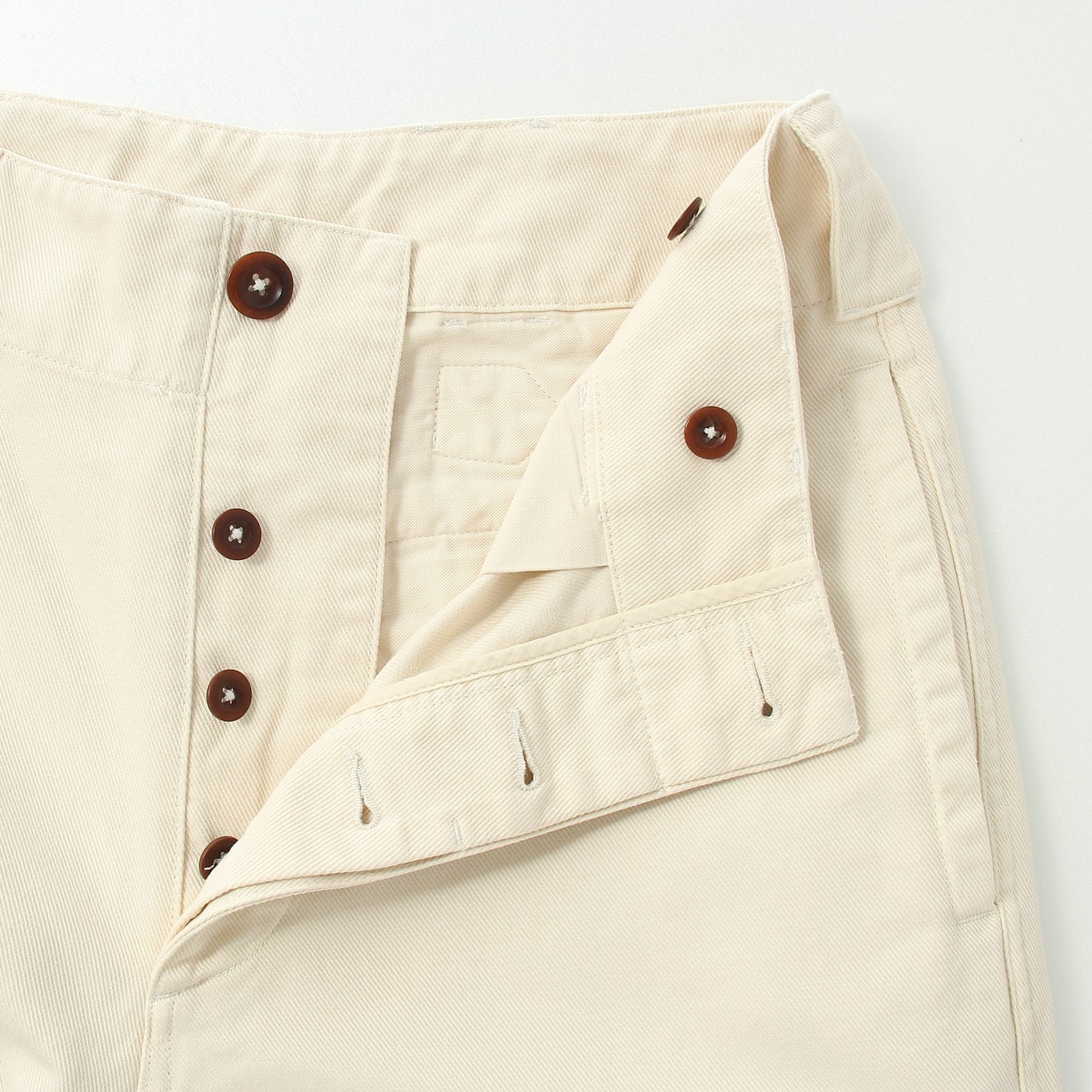 SOFT TWISTED YARN COTTON TROUSERS