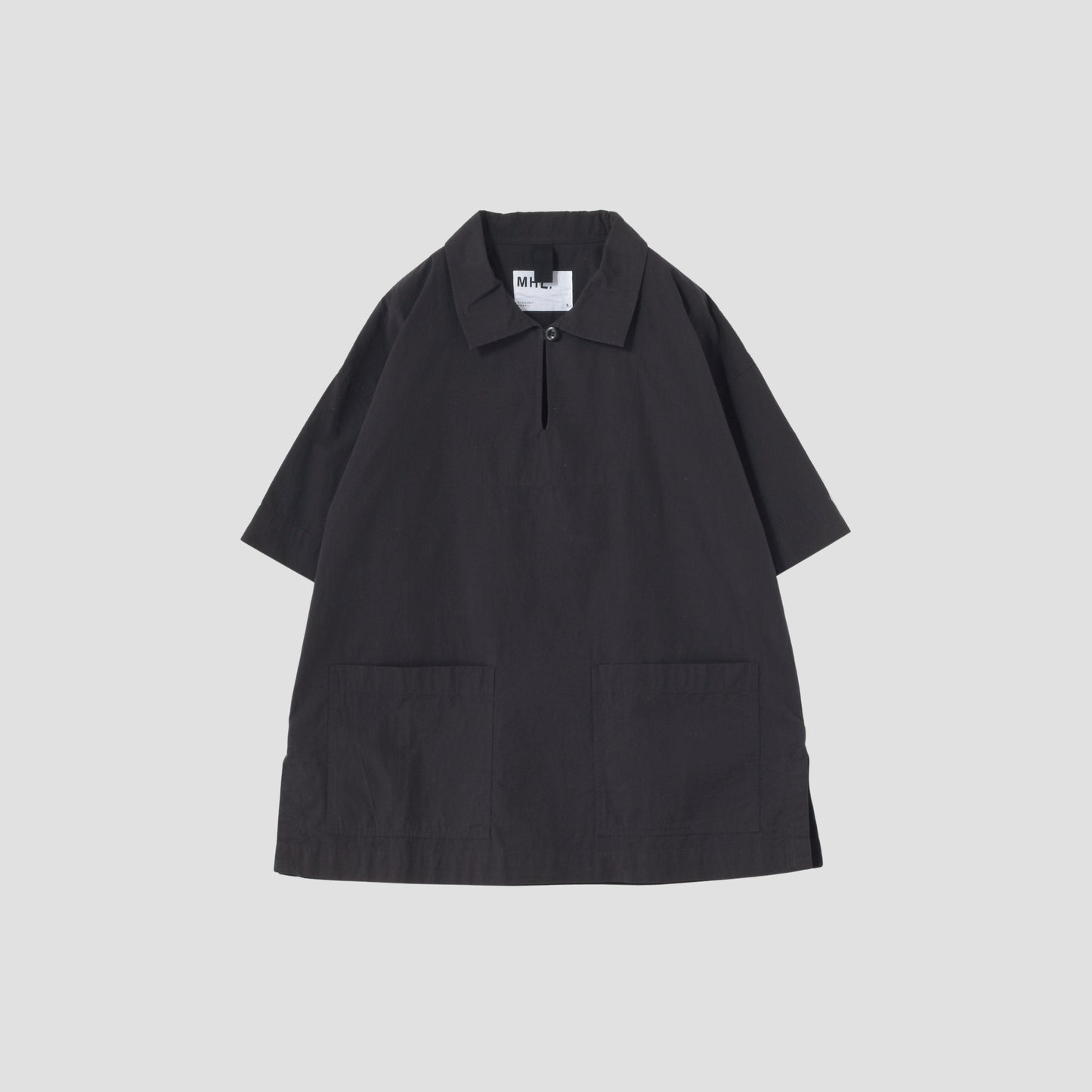 SANDED COTTON LINEN SHIRT