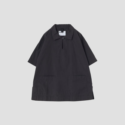 SANDED COTTON LINEN SHIRT