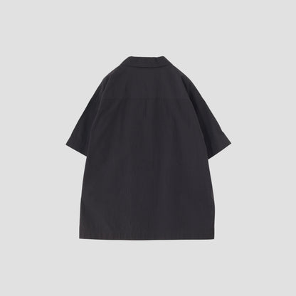 SANDED COTTON LINEN SHIRT