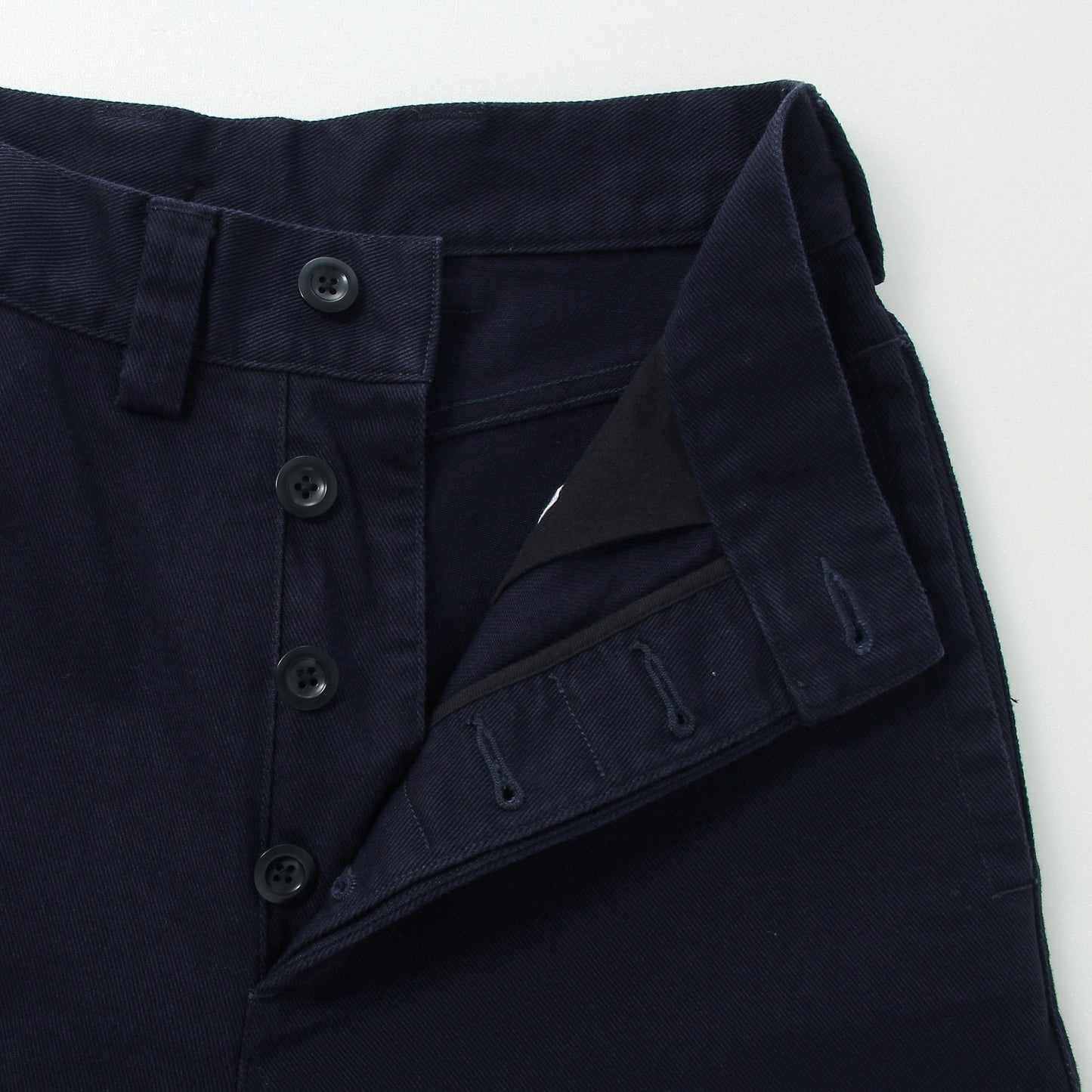 RAISED COTTON DRILL TROUSERS