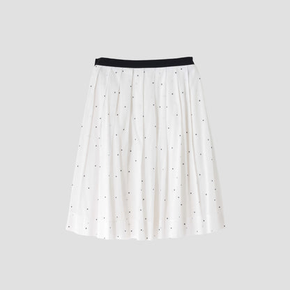 SPOT PRINT BATISTE SKIRT