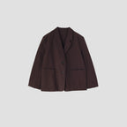 MATT COTTON SILK POPLIN JACKET