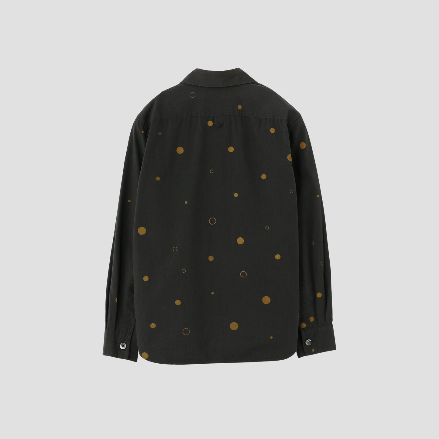 SPOT PRINT COTTON SILK SHIRT